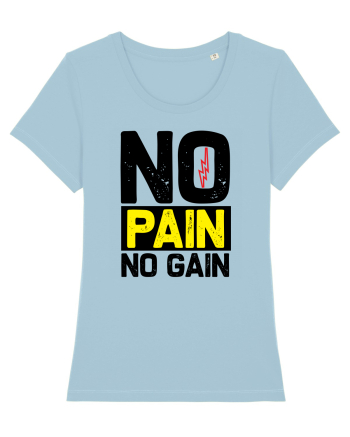 No Pain No Gain Sky Blue