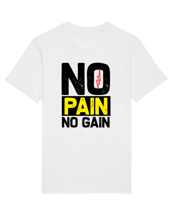 No Pain No Gain White