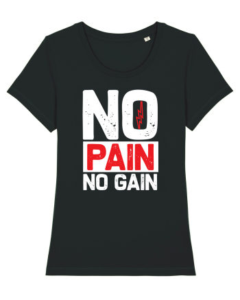 No Pain No Gain Black