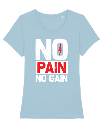 No Pain No Gain Sky Blue