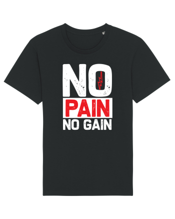 No Pain No Gain Black