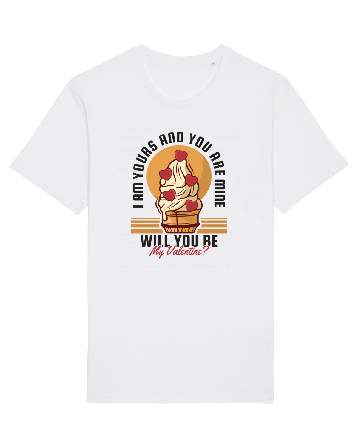 Tricou mânecă scurtă Unisex Rocker White