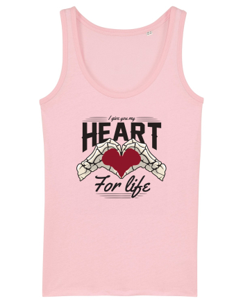 De ziua îndrăgostiților - I give you my heart for life Cotton Pink