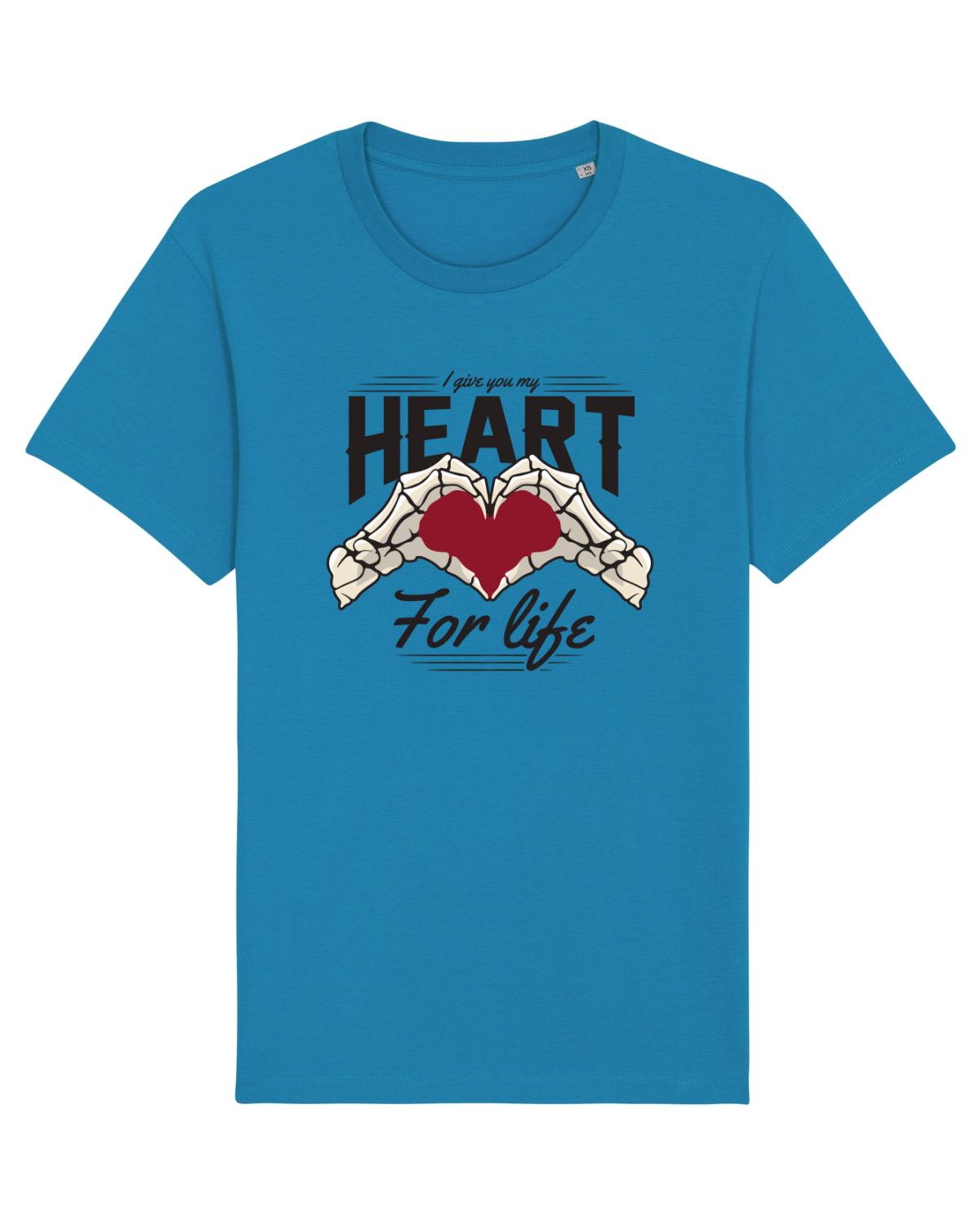 Tricou mânecă scurtă Unisex Rocker Azur