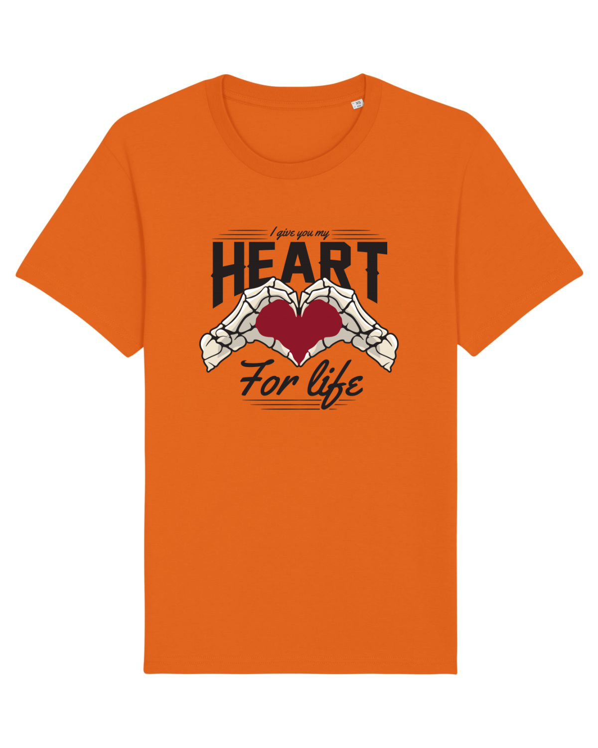 Tricou mânecă scurtă Unisex Rocker Bright Orange