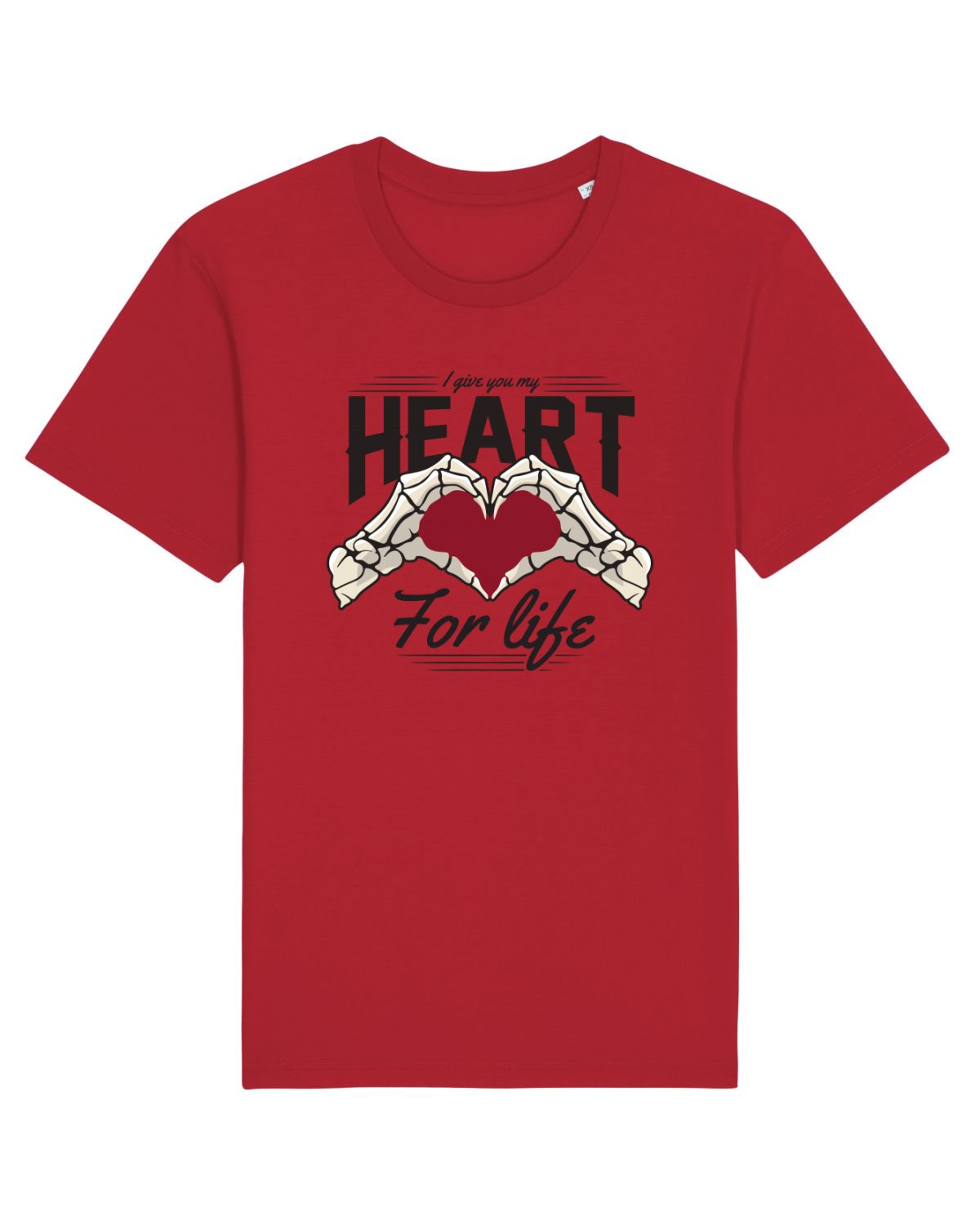 Tricou mânecă scurtă Unisex Rocker Red