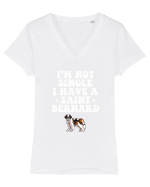 SAINT BERNARD Tricou mânecă scurtă guler V Damă Evoker