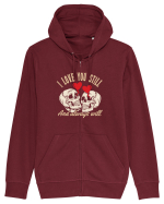 De ziua îndrăgostiților - I love you still and always will Hanorac cu fermoar Unisex Connector
