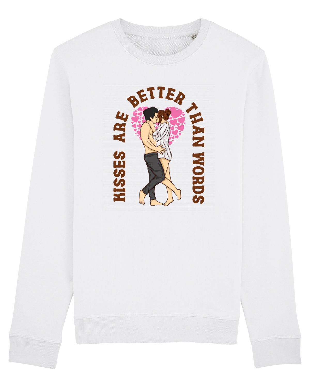 Bluză mânecă lungă Unisex Rise White