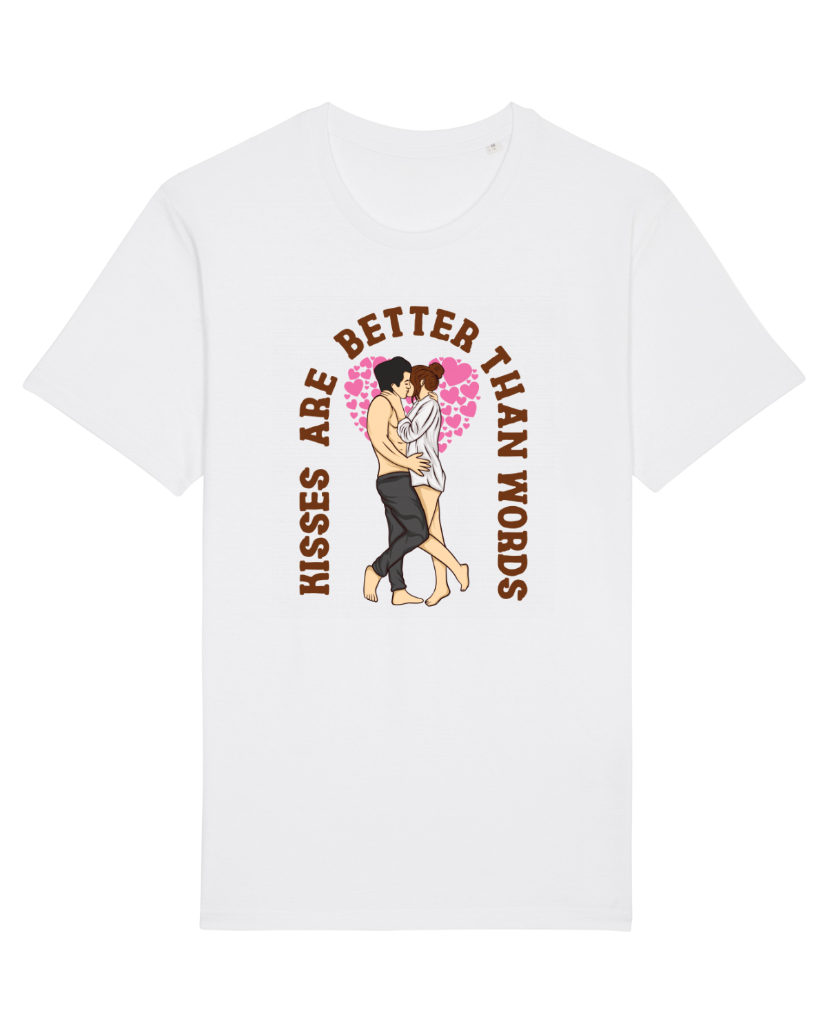 Tricou mânecă scurtă Unisex Rocker White