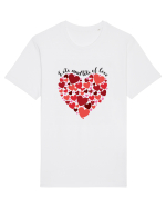 De ziua îndrăgostiților - Lots and lots of love Tricou mânecă scurtă Unisex Rocker