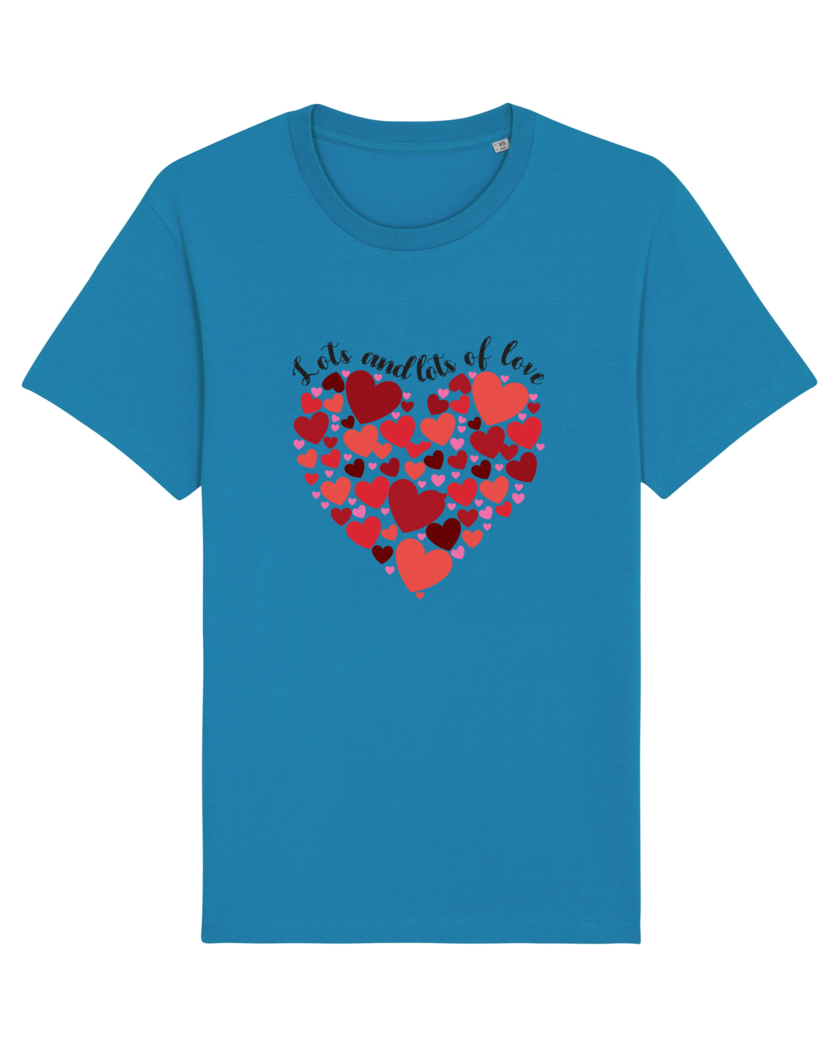 Tricou mânecă scurtă Unisex Rocker Azur