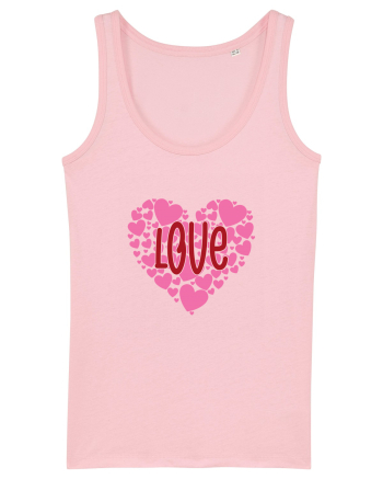 De ziua îndrăgostiților - Lots of love Cotton Pink