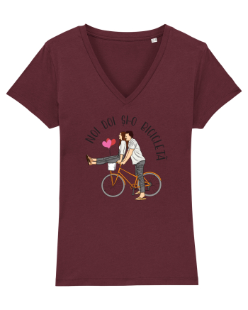 Pentru cupluri - Noi doi și o bicicletă Burgundy