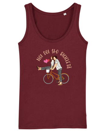 Pentru cupluri - Noi doi și o bicicletă Burgundy