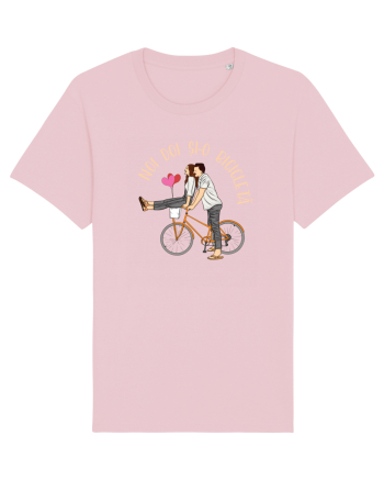 Pentru cupluri - Noi doi și o bicicletă Cotton Pink