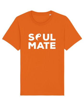 Pentru cupluri - Soulmate yang - YinYang1 Bright Orange