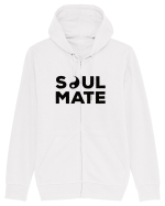Pentru cupluri - Soulmate yin - YinYang2 Hanorac cu fermoar Unisex Connector