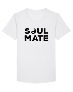 Pentru cupluri - Soulmate yin - YinYang2 Tricou mânecă scurtă guler larg Bărbat Skater