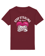 De ziua îndrăgostiților - Stop stealing my heart Tricou mânecă scurtă  Copii Mini Creator