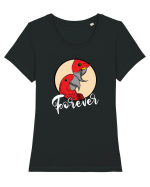 Pentru cupluri - Forever - TogetherForever2 Tricou mânecă scurtă guler larg fitted Damă Expresser