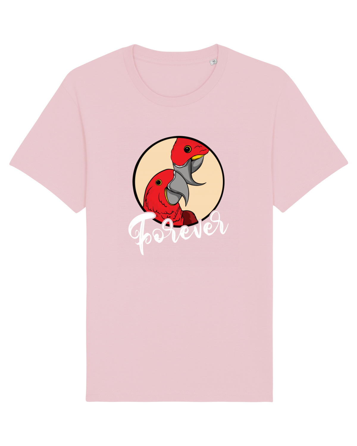 Tricou mânecă scurtă Unisex Rocker Cotton Pink