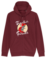 De ziua îndrăgostiților - Together forever Hanorac cu fermoar Unisex Connector