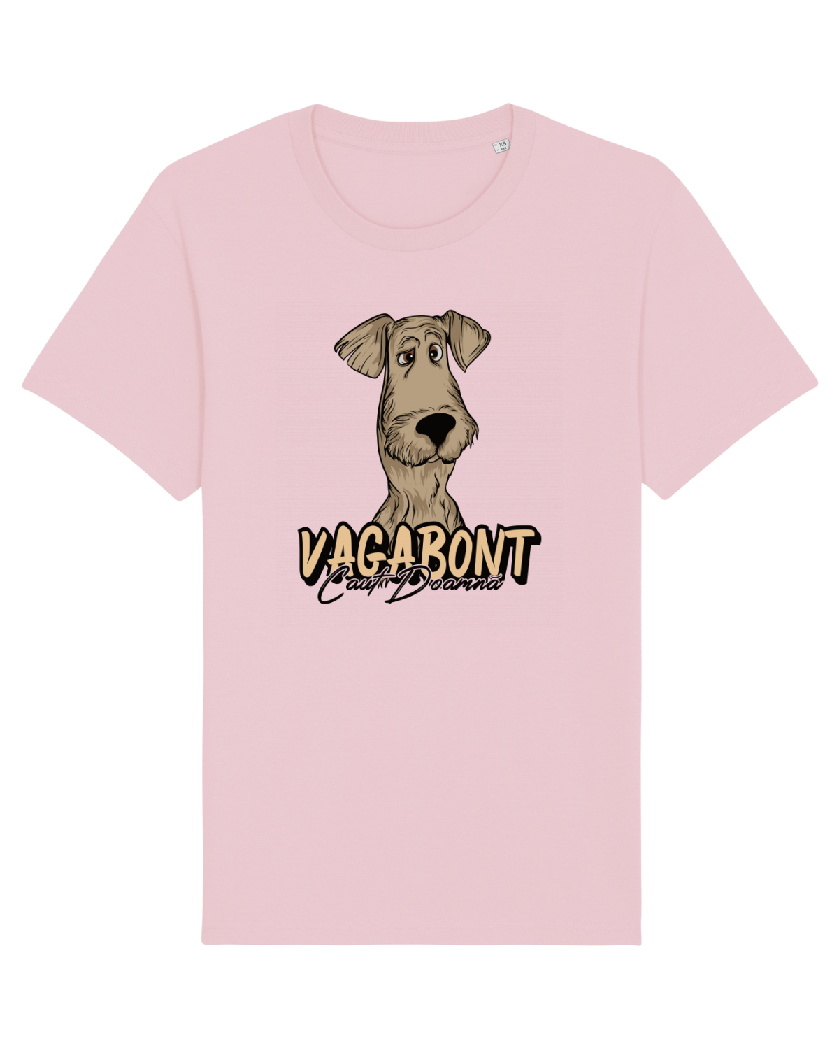 Tricou mânecă scurtă Unisex Rocker Cotton Pink