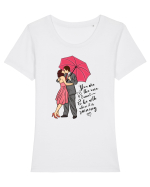 De ziua îndrăgostiților - You are the one I want to be with Tricou mânecă scurtă guler larg fitted Damă Expresser