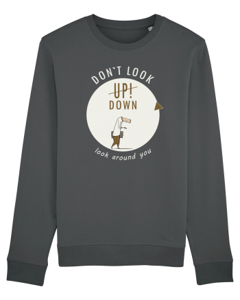 Don`t Look Down ! (white) Anthracite
