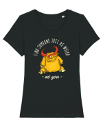 Pentru cupluri - Find someone just as weird as you 3 Tricou mânecă scurtă guler larg fitted Damă Expresser