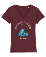 Pentru cupluri - Find someone just as weird as you 4 Tricou mânecă scurtă guler V Damă Evoker