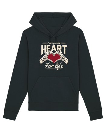 De ziua îndrăgostiților - I give you my heart for life - dark colors Black