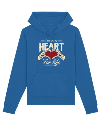 De ziua îndrăgostiților - I give you my heart for life - dark colors Royal Blue
