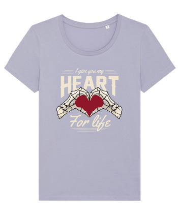De ziua îndrăgostiților - I give you my heart for life - dark colors Lavender