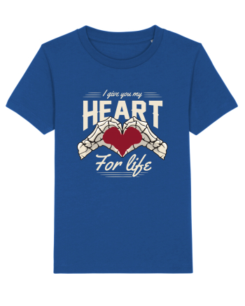 De ziua îndrăgostiților - I give you my heart for life - dark colors Majorelle Blue