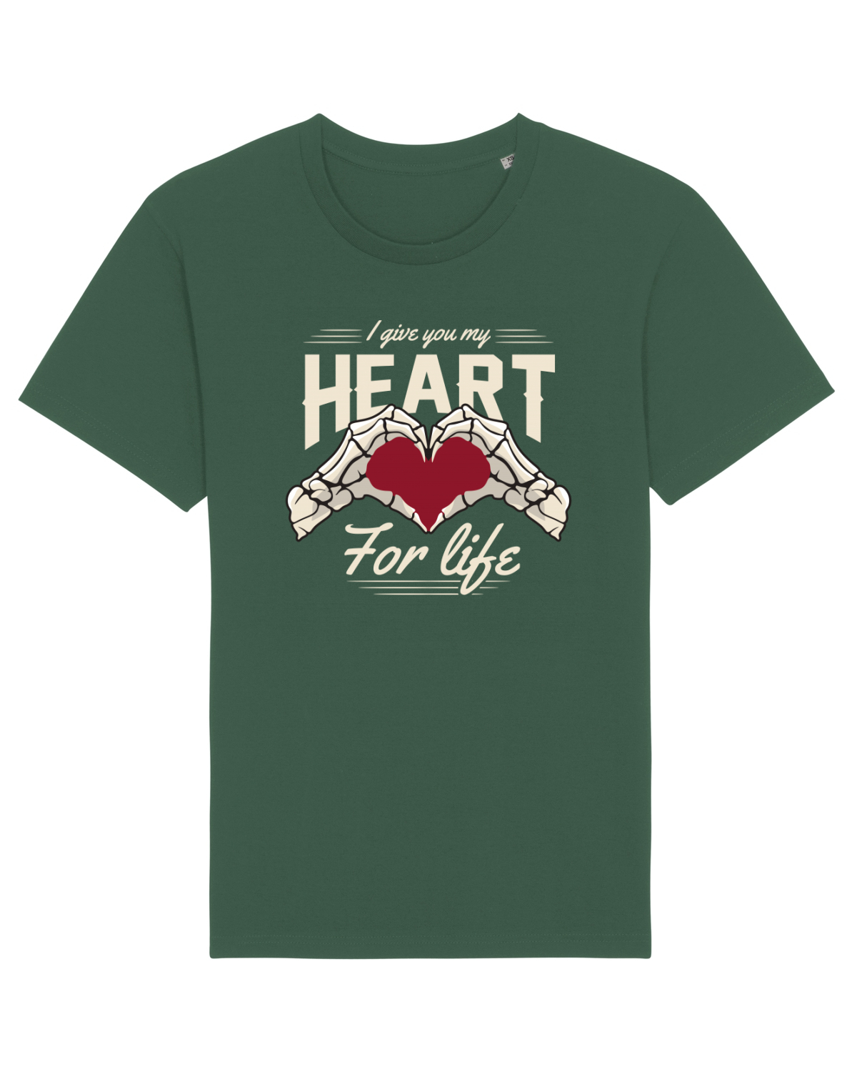 Tricou mânecă scurtă Unisex Rocker Bottle Green