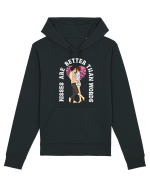 De ziua îndrăgostiților - Kisses are better than words - dark colors Hanorac Unisex Drummer