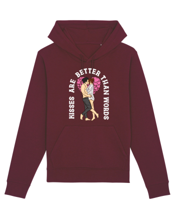 De ziua îndrăgostiților - Kisses are better than words - dark colors Burgundy