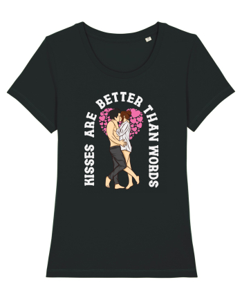 De ziua îndrăgostiților - Kisses are better than words - dark colors Black