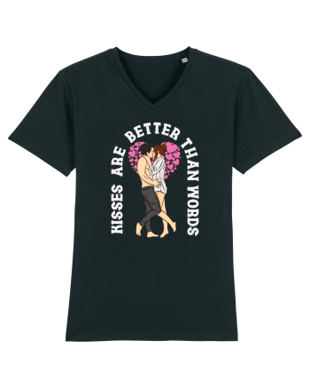 De ziua îndrăgostiților - Kisses are better than words - dark colors Black