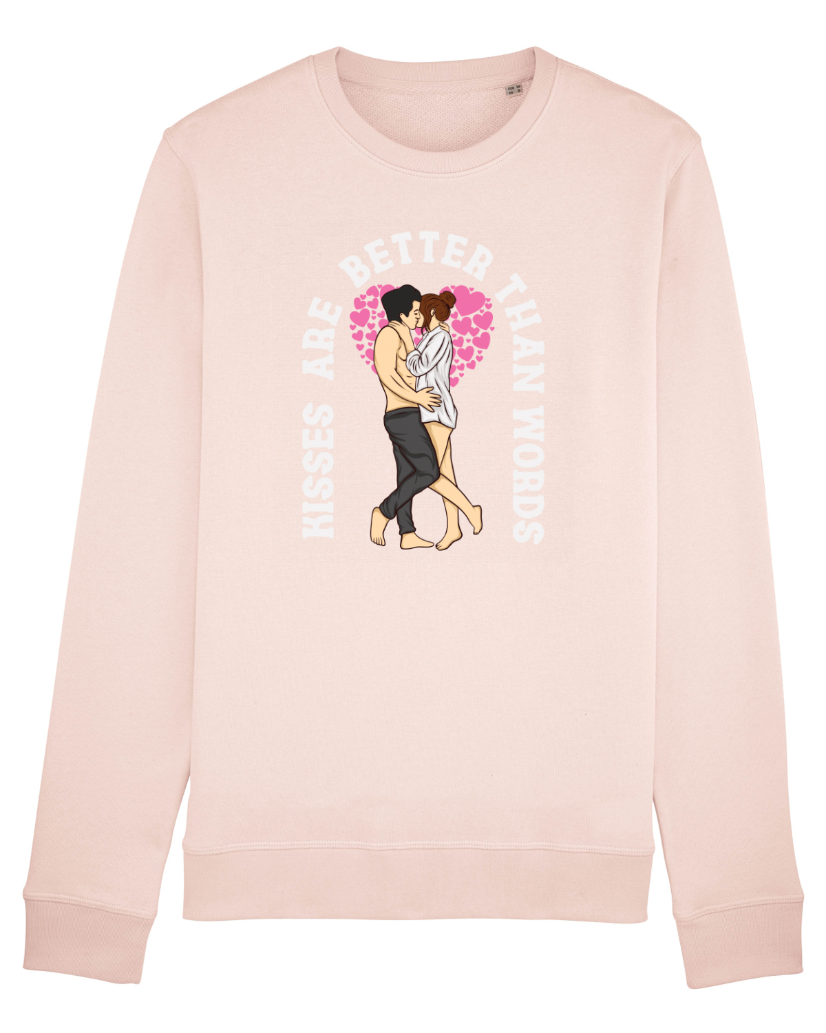 Bluză mânecă lungă Unisex Rise Candy Pink