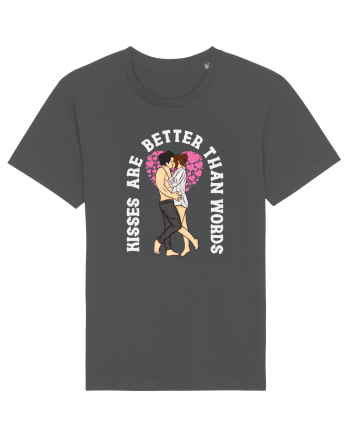 De ziua îndrăgostiților - Kisses are better than words - dark colors Anthracite