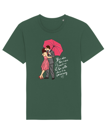 De ziua îndrăgostiților - You are the one I want to be with - dark colors Bottle Green