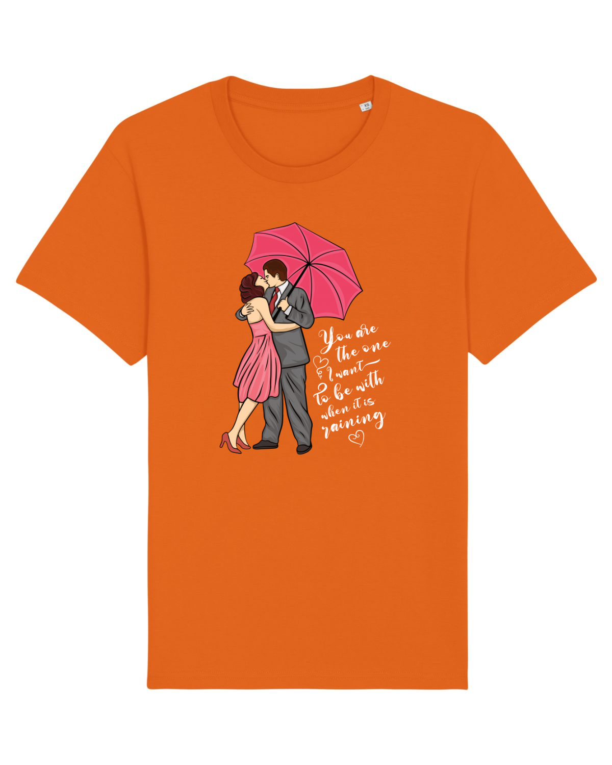 Tricou mânecă scurtă Unisex Rocker Bright Orange