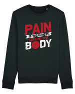 Pain Is Weakness Leaving the Body Bluză mânecă lungă Unisex Rise