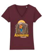 New adventure awaits Tricou mânecă scurtă guler V Damă Evoker