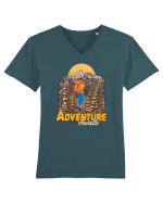 New adventure awaits Tricou mânecă scurtă guler V Bărbat Presenter
