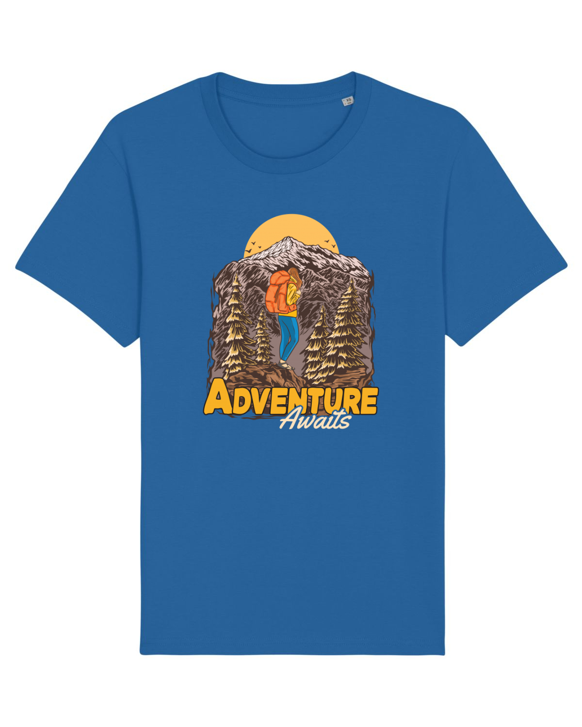 Tricou mânecă scurtă Unisex Rocker Royal Blue