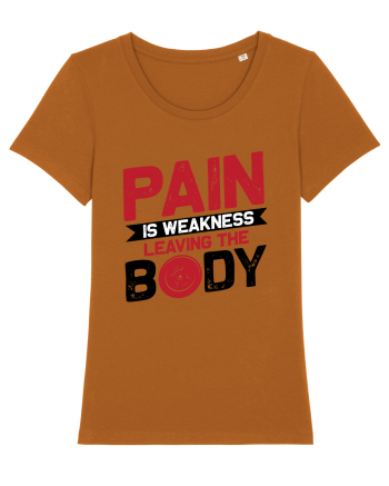 Pain Is Weakness Leaving the Body Roasted Orange